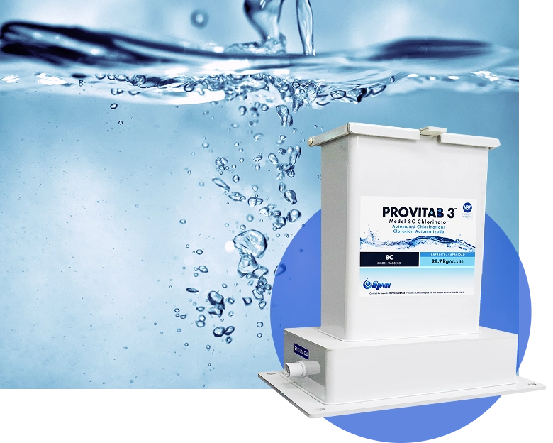 The PROVITAB™ 3 water chlorination and treatment system.